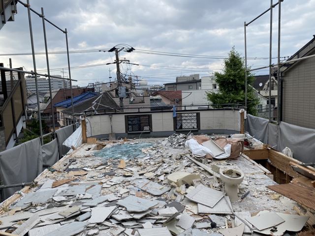 木造3階建て解体工事(神奈川県川崎市幸区戸手)　工事後の様子です。